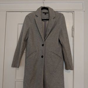 Trf Zara Grey Car Coat
